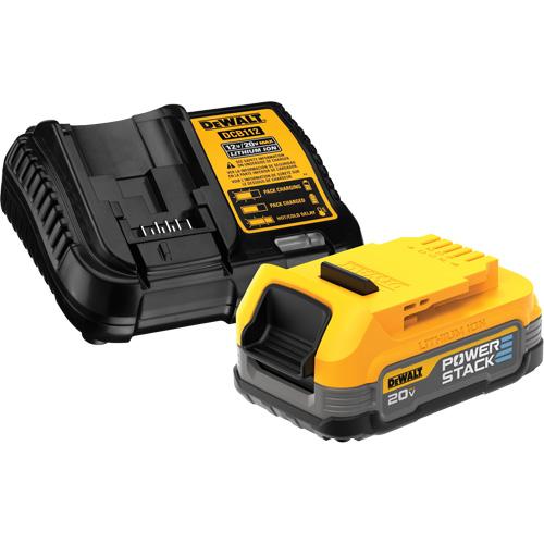 Max* Powerstack™ Compact Battery Kit & Charger - 20 V, 1.7 A, Lithium-Ion