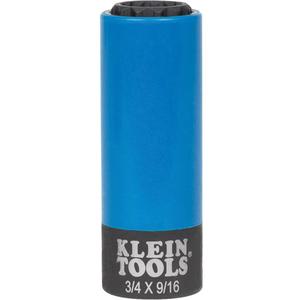 2-in-1 Coated Socket - 12, Impact, 4140 Steel, ASME B107.2