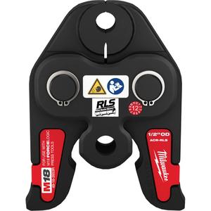 1/2" RLS® ACR Press Jaw - Milwaukee® M18™ Force Logic Press Tool, 2 Years
