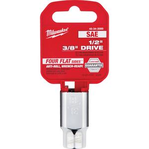 SAE Socket with Four Flat™ Sides - 1/2", 3/8", 7/16", 1-3/16", 1-1/4", 1-1/2", 6, Hand/Standard, Standard, Chrome, Lifetime Guarantee