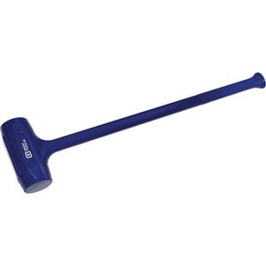 One-Piece Dead Blow Hammer - 12 lbs., Smooth, 36", Blue