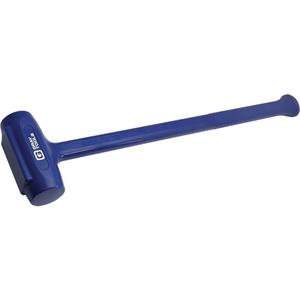 One-Piece Dead Blow Hammer - 9 lbs., Smooth, 30", Blue