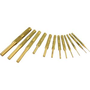Brass Pin Punch Set - 12