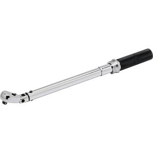 Micrometer Torque Wrench - 17-3/4", Click, 3/8" Square, 5 - 75 ft-lbs./10.17 - 105.1 N.m, 0.5 ft-lbs./0.68 Nm, ISO 6789 & ASME B107.300-2010, 30, 0.72", 1.4"