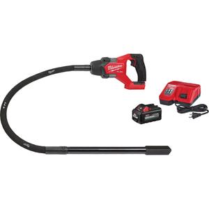 M18 Fuel™ 4' Concrete Pencil Vibrator Kit - 18 V, 12500, Lithium-Ion, 1", 4', 8.7 lbs.