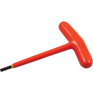 Metric Insulated Hex Key - 1000 V, 108 mm, 2 mm, T Handle, Hex