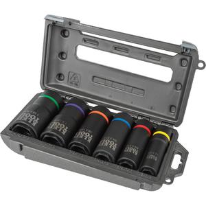 2-in-1 6-Piece Socket Set - Multiple, Impact, Deep, 6