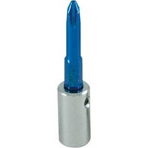 Blue Tip Screwdriver Bit - Phillips, 1/4", #2, 2-1/2"