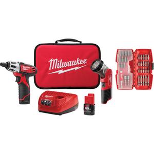Screwdriver & Light Accessory Kit - 12 V, Lithium-Ion