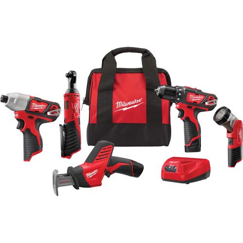 M12™ 5-Tool Combo Kit - 12 V, Lithium-Ion