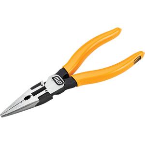 Pitbull™ Dipped Handle Long Nose Pliers - 6", 0.6", 3.2", 0.37", 1.5"