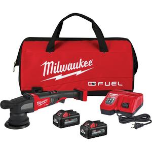 M18 Fuel™ 15mm Random Orbital Polisher Kit - 18 V, Lithium-Ion, 5", 2650 - 5100 RPM, 17.26", 5.35", 2.74"