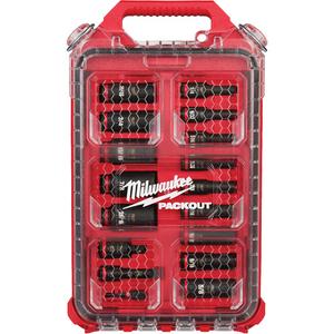 Shockwave Impact Duty™ Packout™ SAE Socket Set - 3/8", Impact, Deep, 17, Lifetime Warranty