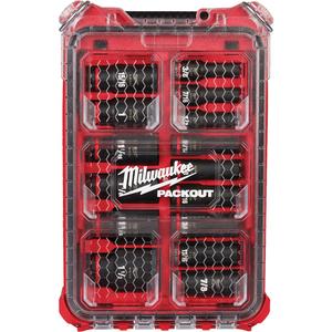 Shockwave Impact Duty™ Packout™ SAE Socket Set - 1/2", Impact, Deep, 15, Lifetime Warranty
