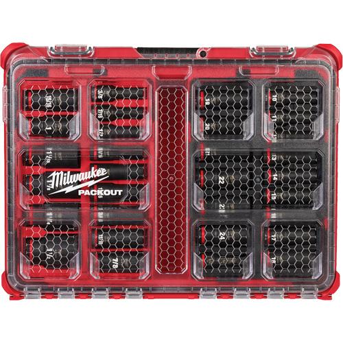 Shockwave Impact Duty™ Packout™ Socket Set - 1/2", Impact, Deep, 31, Lifetime Warranty