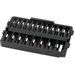 Packout™ Removable 19-Piece Organizer for Shockwave™ Impact Duty™ 3/8" Drive Sockets - Lifetime Warranty, Black