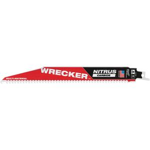 The Wrecker™ Sawzall® Blade - 9", 1", 0.05", 6, Nitrus Carbide™, 1/2", 45