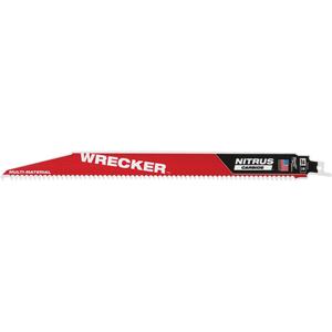 The Wrecker™ Sawzall® Blade - 9", 1", 0.05", 6, Nitrus Carbide™, 1/2", 45
