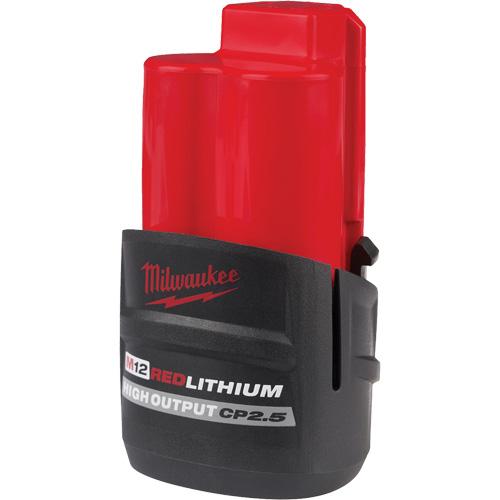 M12™ Redlithium™ High Output™ CP2.5 Battery Pack - 12 V, 2.5 Ah, Lithium-Ion, 2 Years