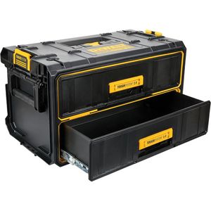 ToughSystem® 2.0 Two-Drawer Unit - 010-LXDY986 - Yellow/Black, 12-1/3", 12-3/5", 22 lbs.