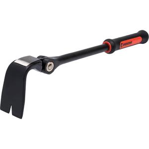 Indexing Flat Pry Bar - 2-1/2", 18", Alloy Steel, Powder Coated, Ground, Limited Lifetime