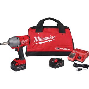 M18 Fuel™ Anvil Controlled Torque Impact Wrench with One-Key™ Kit - 18 V, 1/2", Lithium-Ion, 1800, 1100 ft-lbs