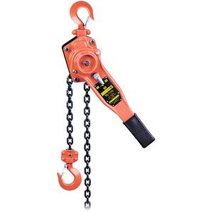 VLP Series Lever Chain Hoist - 1653.46 lbs. (0.75 tons), 10', ISO 9001-2000, ASME B30.21, 6 mm, 80, 1