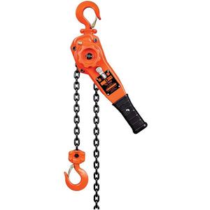KLP Series Lever Chain Hoist - 3000 lbs. (1.5 tons), 5', ISO 9001-2000, ASME B30.21, 7.1 mm, 100, 1