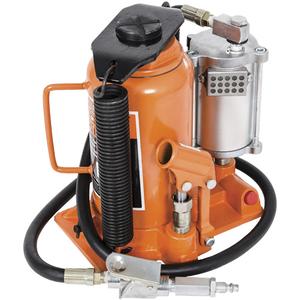 Super Heavy-Duty Bottle Jack - 20 Ton(s), 10-1/3", 20", Air Hydraulic, 6.3", 3.3"