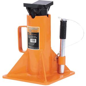 878B Heavy-Duty Jack Stand - 22 Ton(s), 13-3/4", 19-3/4", Locking Pin