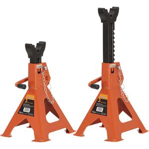 853B Jack Stands - 3 Ton(s), 11", 16", Locking Handle/Ratchet, 8-3/4″ x 7-1/4″