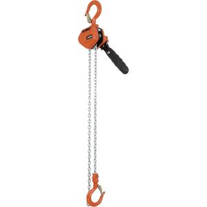 VLP-25-5 VLP Series Lever Puller - 500 lbs. (0.25 tons), 5', Galvanized Steel, 5.9", 8.3"
