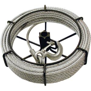 JGP-300A 3 Ton 66' Cable Assembly for Jet Wire Grip Pullers - 5/8"
