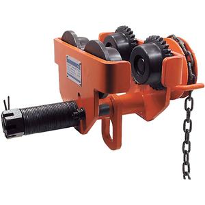 SGT Series Heavy-Duty Geared Trolley - 10000 lbs. (5 tons), 4-1/2" - 8-1/32", 3/16" x 10', 55"