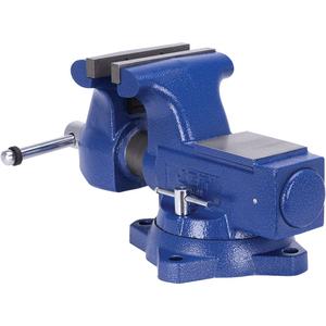 JBTV-6 Heavy-Duty Round Channel Bench Vise - 6-1/2", 6-1/2", 4", Limited Lifetime