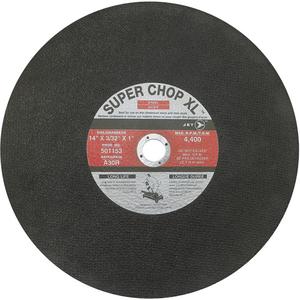 A30R Super Chop Stud-Cutting Cut-Off Wheel - 14", 3/32", 1", 4400, 1