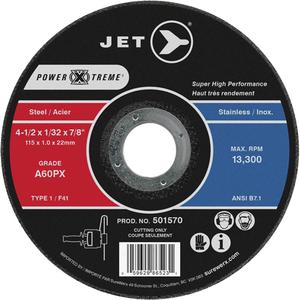 A46PX Power-Xtreme Cut-Off Wheel - 4-1/2", 1/16", 7/8", 13300, 1