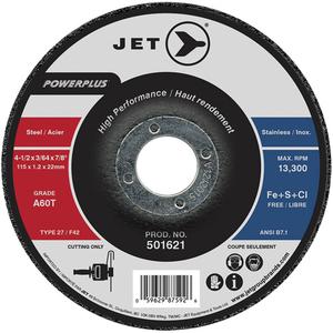 A60T PowerPlus Cut-Off Wheel - 4-1/2", 3/64", 7/8", 13300, 27