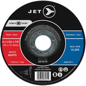 A60PX Power-Xtreme Cut-Off Wheel - 4-1/2", 3/64", 7/8", 13300, 27