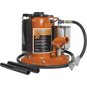 Air Assist Bottle Jacks - 30 Ton(s), Air Hydraulic, Super Duty, ASME PASE 2019 Safety Standard, 7.09"