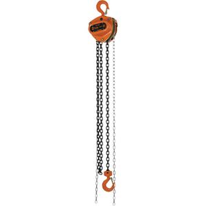 KCH Series Chain Hoists - 4400 lbs. (2 tons), 10', Alloy Steel, ASME B30.16 standards, ISO 9001-2000 certified factory, 79 lb, 14-3/4", 70'
