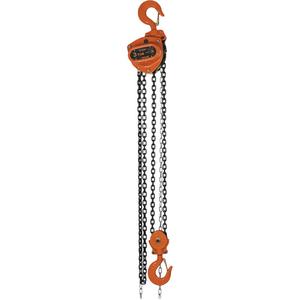 KCH Series Chain Hoists - 6600 lbs. (3 tons), 10', Alloy Steel, ASME B30.16 standards, ISO 9001-2000 certified factory, 79 lb, 20", 114'