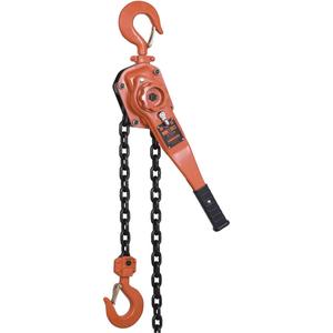 KLP-300-10 KLP Series Lever Chain Hoists - 6000 lbs. (3 tons), 10', Steel, 68 lb, 10.0 mm, ISO 9001-2008 Certified Factory, ASME B30.16 standards, Heavy Duty
