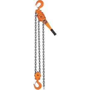 KLP-600L-5 KLP Series Lever Chain Hoists - 12000 lbs. (6 tons), 5', Steel, 81 lb, 10.0 mm, ISO 9001-2000 certified factory, Heavy Duty