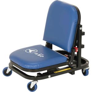 Roller Seats - 330 lbs., 19-1/5", Mobile, 22", Polyurethane, 3", 13" x 13"