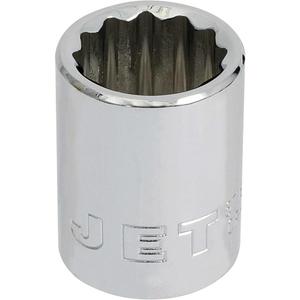 Chrome Socket - 3/8", 10 mm, 12, Hand/Standard, Standard, ANSI, CDA39-GP-12b, GGG-W-641E, Chrome, Chrome Vanadium, Regular