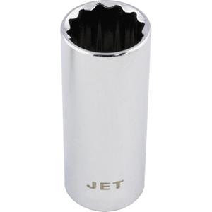 Chrome Socket - 3/8", 10 mm, 12, Hand/Standard, Deep, ANSI, CDA39-GP-12b, GGG-W-641E, Chrome, Chrome Vanadium, Deep