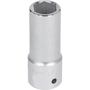Chrome Socket - 3/4", 7/8", 6, Hand/Standard, Deep, ANSI, CDA39-GP-12b, GGG-W-641E, Chrome, Chrome Vanadium, Deep