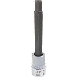 Extra-Long Bit Sockets - Hex, 3/8", 9 mm, 4", ANSI, CDA39-GP-12b, GGG-W-641E, Matte, S2 Steel, Long