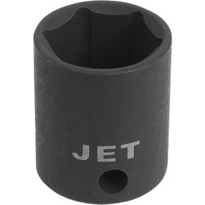 Socket - 3/8", 6, Impact, Standard, ANSI, GGG-W-660A, Black Phosphate, Chrome Molybdenum, Regular